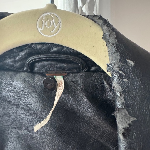 Free People Vegan Leather Jacket - Picture 2 of 3